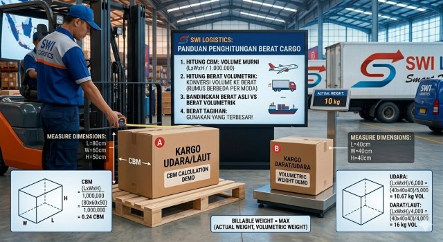 Cara Menghitung Berat Volume Barang (cbm) Untuk Pengiriman Cargo: Panduan Lengkap